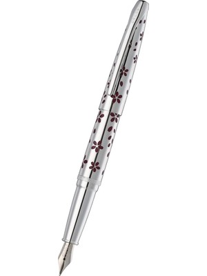 Cross - Wiz Design - Cross Atx Cherry Blossom Dolma Kalem Krom Medium (M) Uç