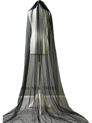 2 mt En Boy 1, 5 mt Uzun Gelin Duvağı Incili Hayal Tül Boncuklu Bride Duvak Düğün Nikâh Tül Gelin