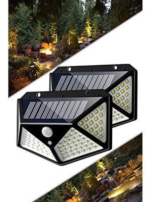MarkEntegra Güneş Enerjili Hareket Sensörlü LED Lamba, Suya Dayanıklı