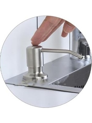 MarkEntegra Paslanmaz Çelik Sıvı Sabunluk, Mutfak ve Banyo Için Uygun