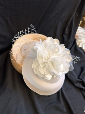 Nikâh Şapkası Fascinator Vualet Fascinator Vualet Kadın Şapkası Nikâh Düğün Kokteyl Mezuniyet Balo Yılbaşı Aksesuarı