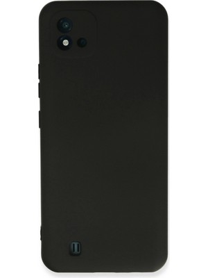 Magicool Realme C11 2021 Kılıf Nano Içi Kadife Silikon - Siyah