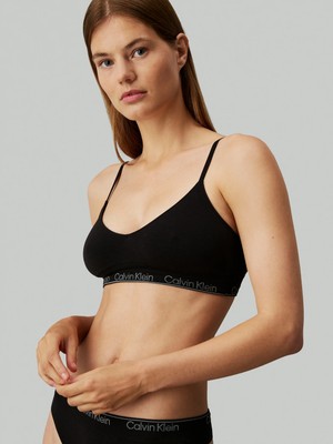 Calvin Klein Kadın / Kız Siyah Calvin Klein Lght Lıned Trıangle, Ub1 Siyah Kadın Bralet
