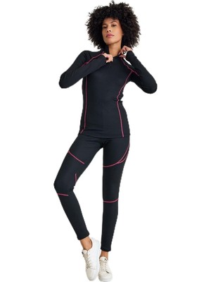 Thermo-Fit Extreme Kadın Termal Takım Içlik Alt Üst Kayak Içlik Siyah