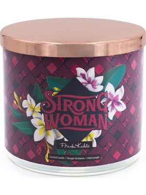 Kavanozda Kokulu Mum, Strong Woman, Sevgililer Günü Hediyesi, Tatlı Kokulu Mum, 3 Fitil Kokulu Mu