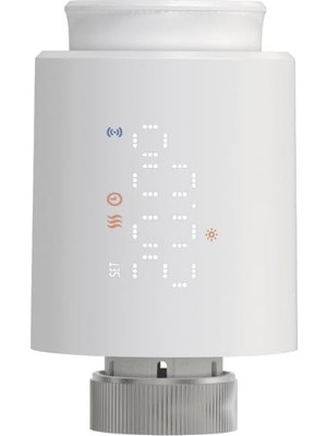 Zigbee LED Ekranlı Termostatik Radyatör Vanası (Tuya, Smart Life, ZIGBEE2MQTT Uyumlu)