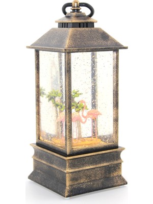 Pazarcan Flamingo Kar Küresi Işıklı 020-296