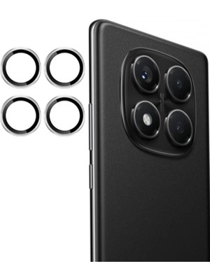 Beta Moda Hub Joko Xiaomi Redmi Note 14 Pro 4g Pvd Metal Kamera Lens - Gümüş