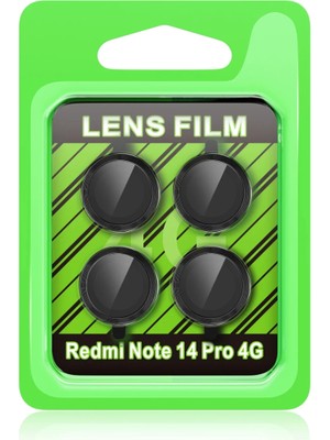 Beta Moda Hub Newface Xiaomi Redmi Note 14 Pro 4g Raze Metal Kamera Lens - Siyah