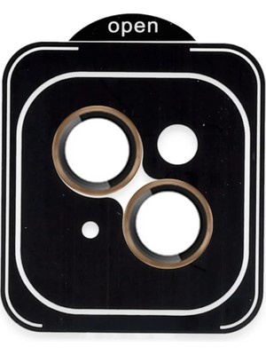 Beta Moda Hub Joko Apple iPhone 13 Pvd Metal Kamera Lens - Gold