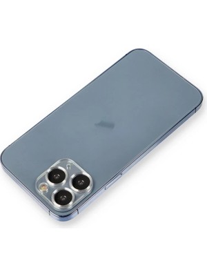 Beta Moda Hub Newface Apple iPhone 11 Pro Max Metal Kamera Lens Koruma Cam - Gümüş