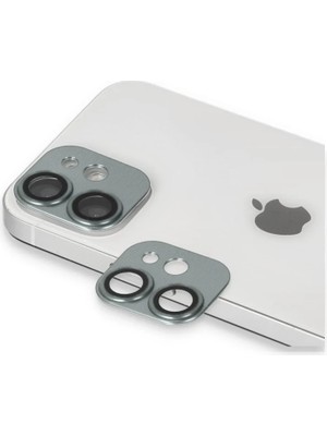 Beta Moda Hub Newface Apple iPhone 11 Pers Alüminyum Kamera Lens - Yeşil