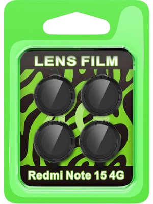 Beta Moda Hub Newface Xiaomi Redmi Note 15 4g Raze Metal Kamera Lens - Siyah