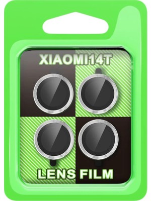 Beta Moda Hub Newface Xiaomi Mi 14T Raze Metal Kamera Lens - Gümüş