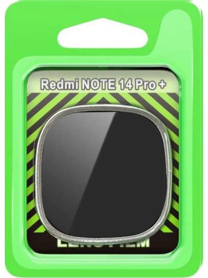 Beta Moda Hub Newface Xiaomi Redmi Note 14 Pro Plus Raze Metal Kamera Lens - Gümüş