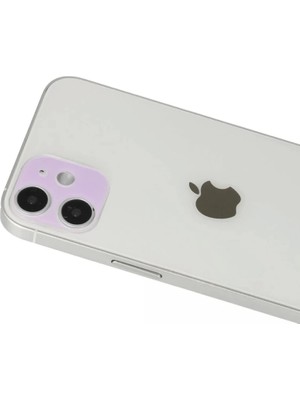 Beta Moda Hub Newface Apple iPhone 12 Rainbow Kamera Lens Koruma Cam - Mor