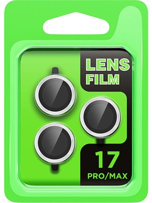 Beta Moda Hub Newface Apple iPhone 17 Pro Raze Metal Kamera Lens - Gümüş