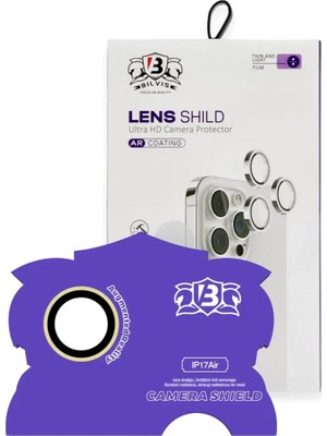 Beta Moda Hub Newface Apple iPhone 17 Air Bilvis Titan Kamera Lens - Gold