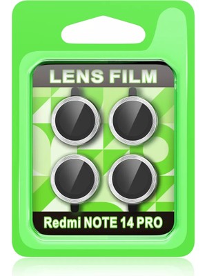 Beta Moda Hub Newface Xiaomi Redmi Note 14 Pro 5g Raze Metal Kamera Lens - Gümüş