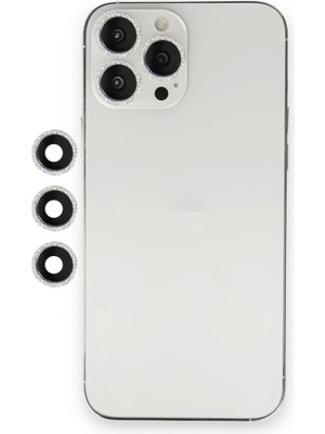 Beta Moda Hub Newface Apple iPhone 12 Pro Shine Kamera Lens - Gümüş