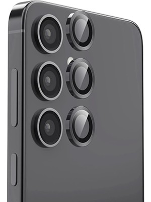 Beta Moda Hub Newface Samsung Galaxy S25 Raze Metal Kamera Lens - Siyah
