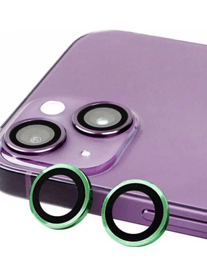Beta Moda Hub Newface Apple iPhone 13 Raze Metal Kamera Lens - Yeşil