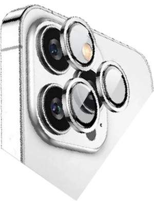 Beta Moda Hub Newface Apple iPhone 15 Pro Max Bilvis Titan Kamera Lens - Gümüş