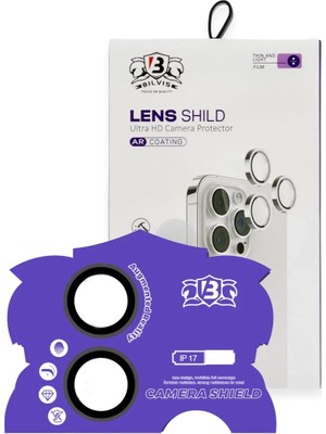 Beta Moda Hub Newface Apple iPhone 17 Bilvis Titan Kamera Lens - Siyah
