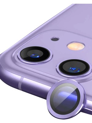 Beta Moda Hub Newface Apple iPhone 11 Raze Metal Kamera Lens - Mor