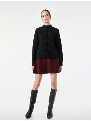 Koton Slim Fit A Kesim Mini Etek