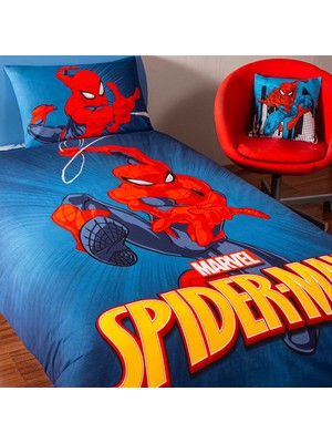 Zorlutekstil Taç Spiderman Seri Yastık Kılıfı 2 Adet