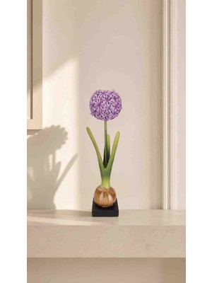 Porland Sümbül Mor Şamdan 30CM