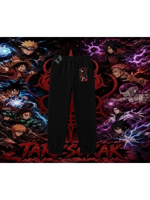 Tarzsokak Itachi Uchiha Naruto Anime Karakteri Unisex Jogger Eşofman Altı Beyaz