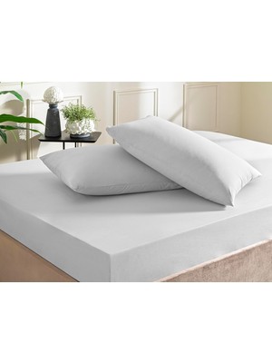 Taç Color Dreams Çift Kişilik Fitted Çarşaf Seti Gri