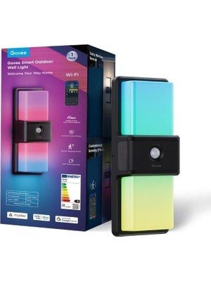 Govee Dış Mekan Hareket Sensörlü Duvar Aydınlatması IP65 H7078CD1