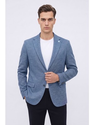 Plus Scorpion CK116 Erkek Esnek Kumaş Slim Fit Blazer Ceket – Günlük & Ofis Şıklığı