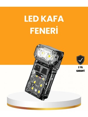 Hace Bazaar Kamp ve Outdoor Için LED Far 10 Saat Pil Sensörlü Manyetik