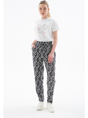 Fashion Friends Fashıon Frıends Kadın Desenli Pantolon 25Y0843K1