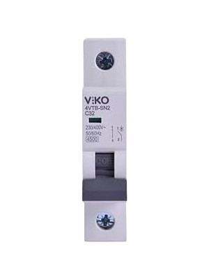 4VTB-1C32 Otomatik Sigorta 4,5ka C Tipi 1 Kutup 32A