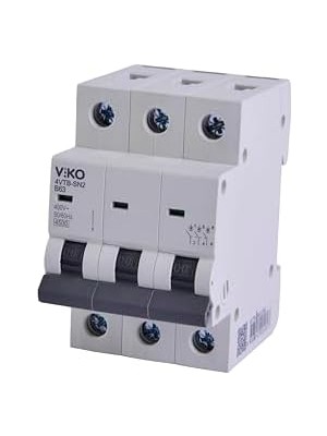 4VTB-3B63 Otomatik Sigorta 4,5ka B Tipi 3 Kutup 63A