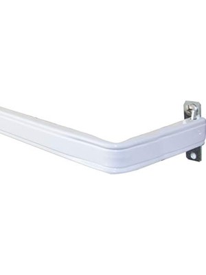 Rod Desyne KBX3018 Kilit Dikişi 7,62 cm Perde Çubuğu, 45,76-71,12 Cm, Beyaz