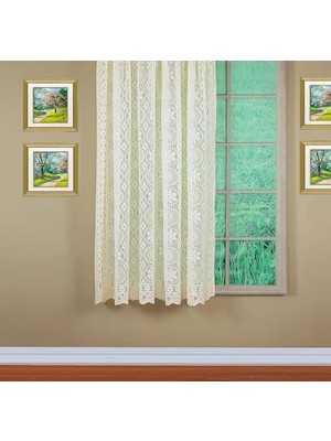 Today's Curtain Hopewell Premium Dantel Panel 160 Cm, Krem, 58 G x 63 U