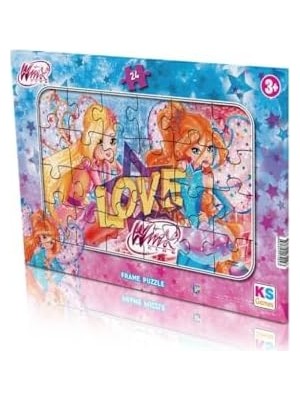 24 Parça Winx Frame Puzzle
