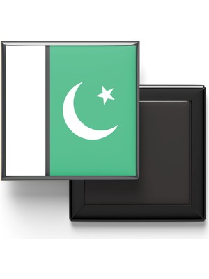 İberk Buzdolap Magneti Pakistan Islamabad Bayrağı - Vektörel Bayrak