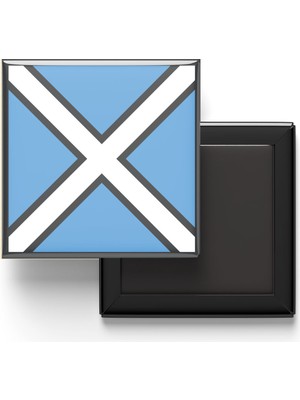 İberk Buzdolap Magneti Iskoçya Scotland Edinburgh Bayrağı - Vektörel Bayrak