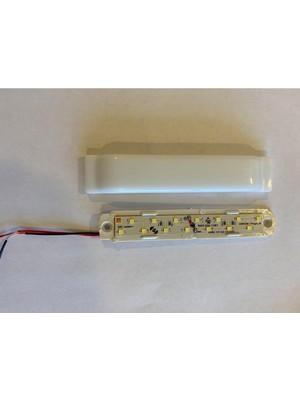 10'lu Paket 24V Dekoratif Tente LED Aydınlatma Armatür Düz Taban - 15CM-GÜN Işığı