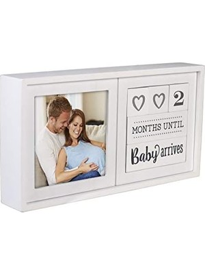 Malden International Designs 3448-44 Bebek Geri Sayım Blokları, 24,8 cm (G) x 12,7 cm (Y) x 3,8 cm (D), Beyaz