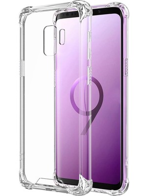 Galaxy S9 Şeffaf Airbag Antishock Silikon Kılıf