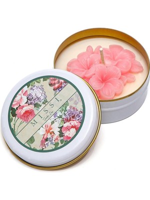 Garden Rose Kokulu Vegan Teneke Mum