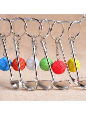 Semel Gerçekçi Golf Tasarımlı Şık Anahtarlık Kolye Çanta Süsü Golf Keychain